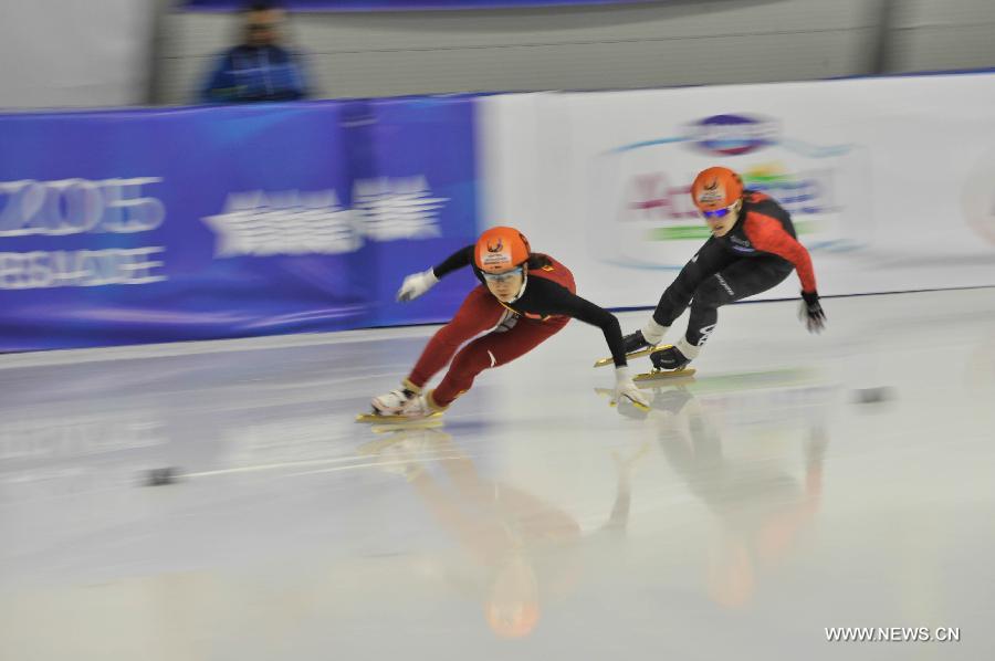 (SP)SPAIN-GRANADA-WORLD WINTER UNIVERSIADE-SHORT TRACK