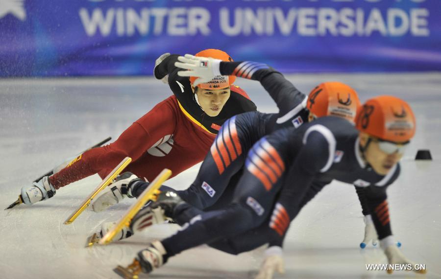 (SP)SPAIN-GRANADA-WORLD WINTER UNIVERSIADE-SHORT TRACK