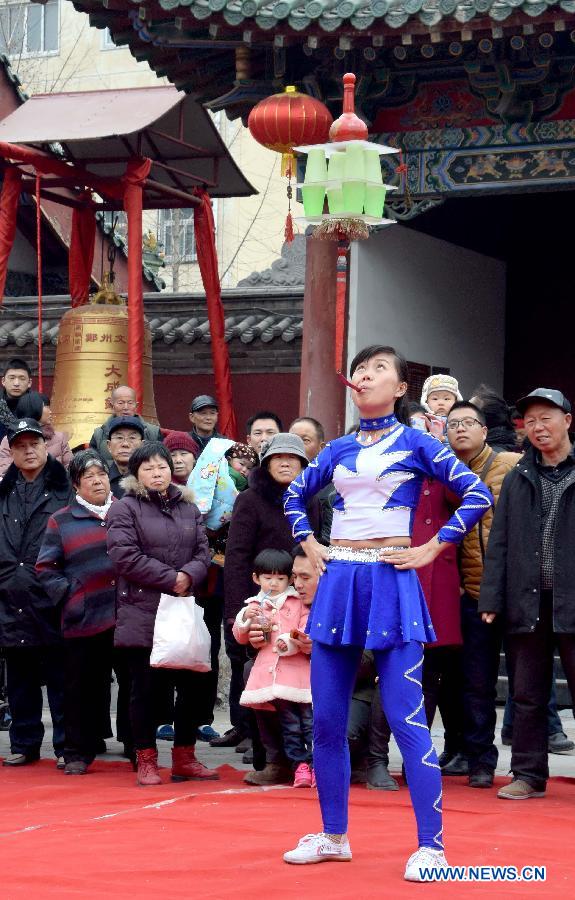 CHINA-HENAN-ZHENGZHOU-TEMPLE FAIR (CN)