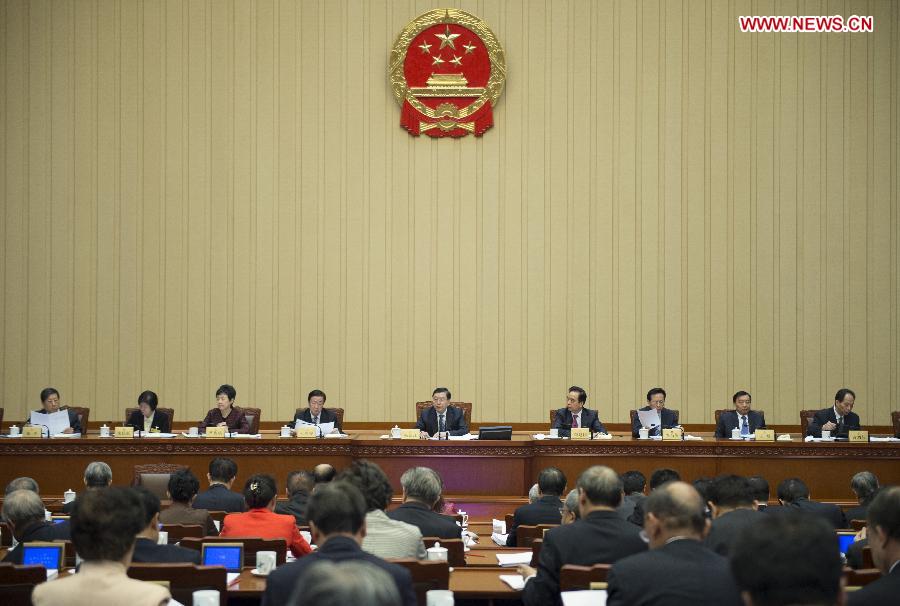 CHINA-BEIJING-ZHANG DEJIANG-NPC-MEETING (CN)