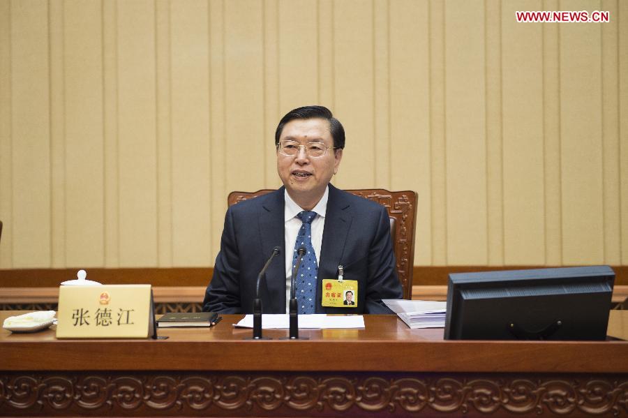 CHINA-BEIJING-ZHANG DEJIANG-NPC-MEETING (CN)