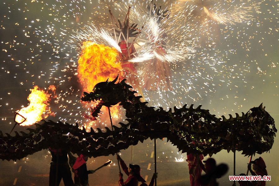 Chingay Parade held to celebrate Chinese New Year in Singapore