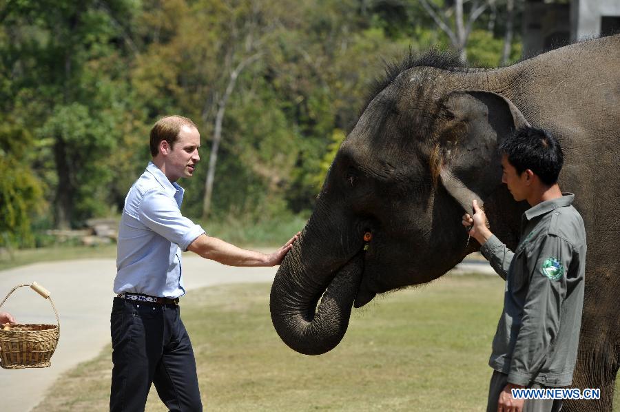 CHINA-YUNNAN-BRITAIN'S PRINCE WILLIAM-VISIT (CN)