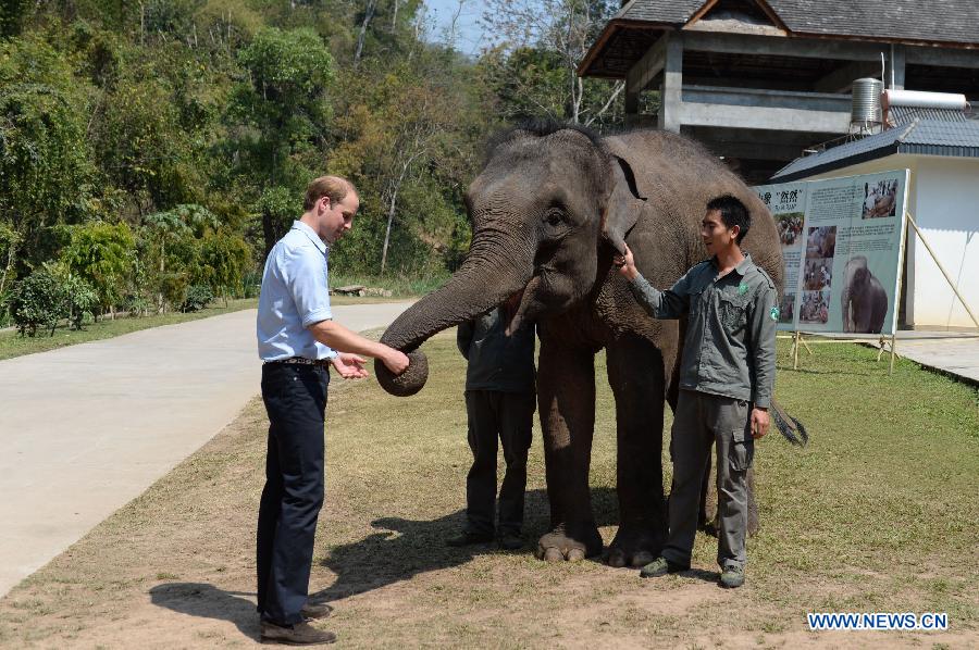 CHINA-YUNNAN-BRITAIN'S PRINCE WILLIAM-VISIT (CN)
