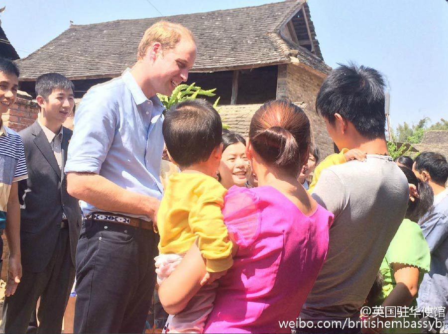 Prince William visits Xishuangbanna