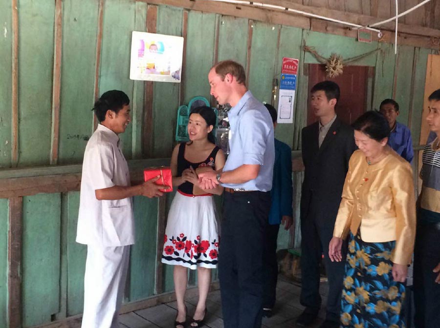 Prince William visits Xishuangbanna