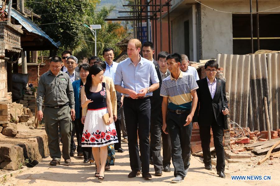 CHINA-YUNNAN-PRINCE WILLIAM-VISIT(CN)