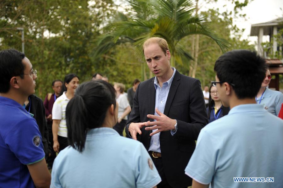 CHINA-YUNNAN-PRINCE WILLIAM-VISIT(CN)