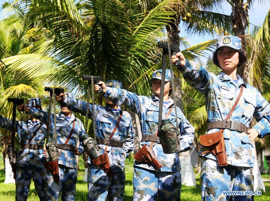 #CHINA-XISHA ISLANDS-FEMALE SOLDIERS (CN)