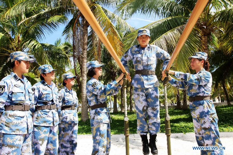 #CHINA-XISHA ISLANDS-FEMALE SOLDIERS (CN)