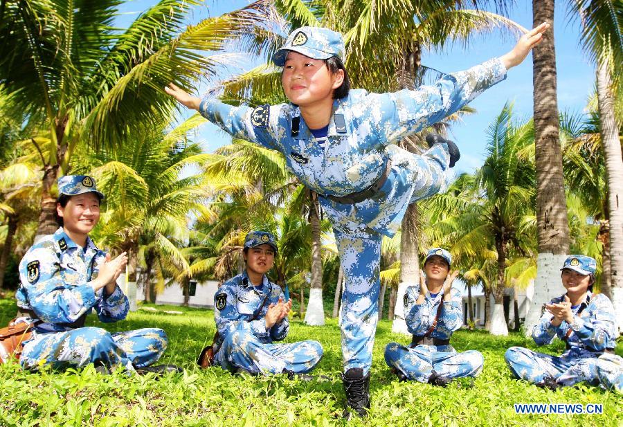 #CHINA-XISHA ISLANDS-FEMALE SOLDIERS (CN)