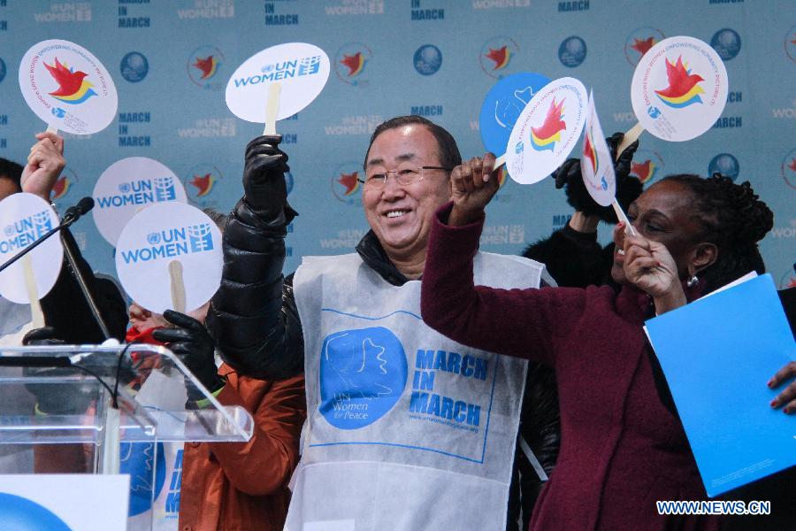 Int'l Women's Day March held in NYC