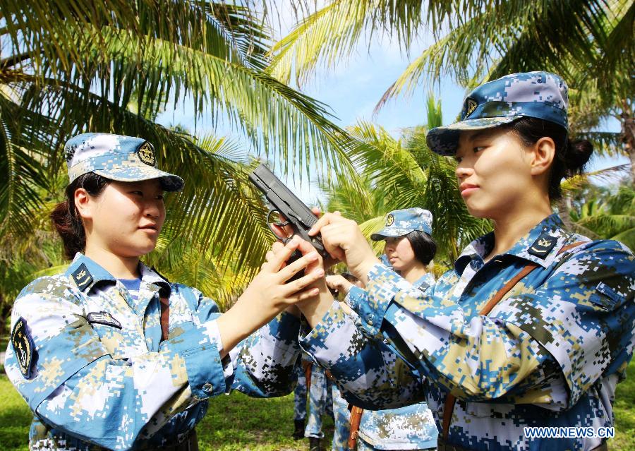 #CHINA-XISHA ISLANDS-FEMALE SOLDIERS (CN)