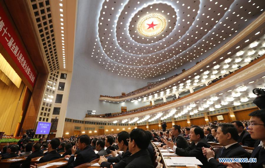 (TWO SESSIONS) CHINA-BEIJING-NPC-THIRD PLENARY MEETING (CN)