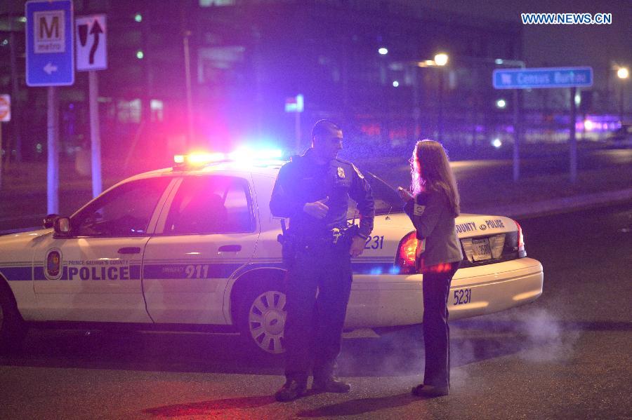 A guard at the U.S. Census Bureau headquarters was shot and critically wounded Thursday, local media reported.
