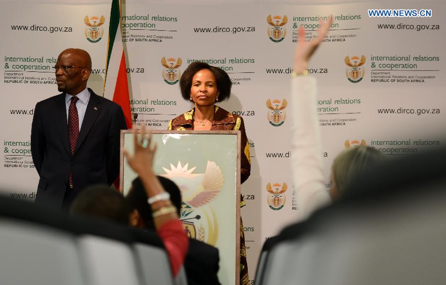 Maite Nkoana-Mashabane said the government will do everything within its power to ensure the safety of all citizens.