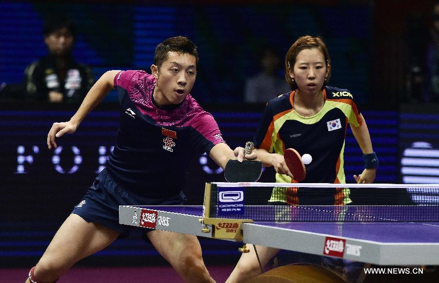  Xu Xin/Yang Haeun won the match 4-0 and claimed the title.