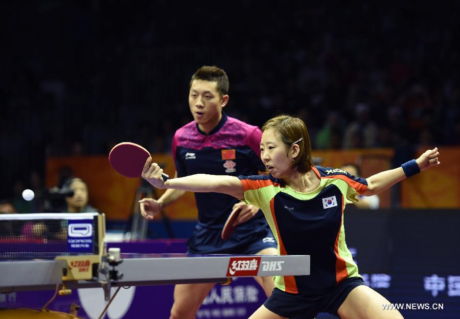  Xu Xin/Yang Haeun won the match 4-0 and claimed the title.