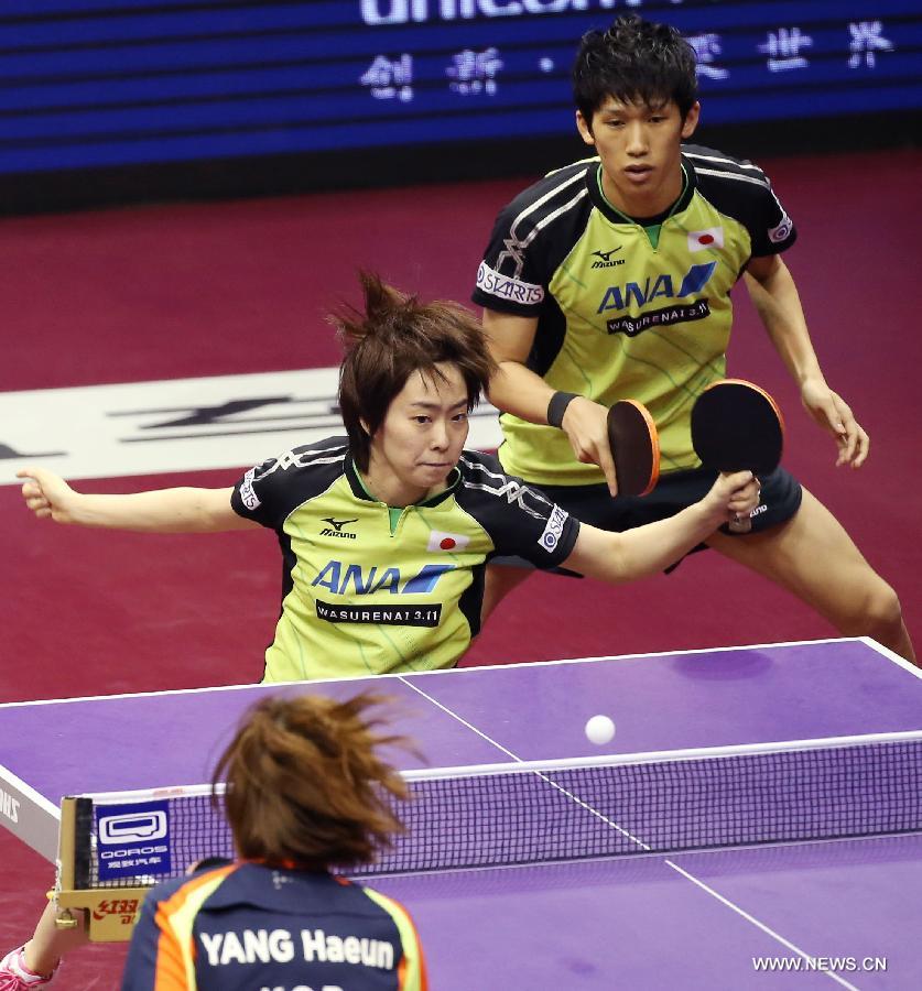  Xu Xin/Yang Haeun won the match 4-0 and claimed the title.