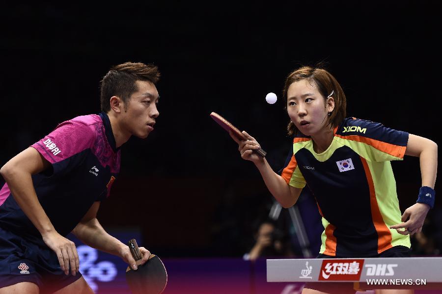  Xu Xin/Yang Haeun won the match 4-0 and claimed the title.