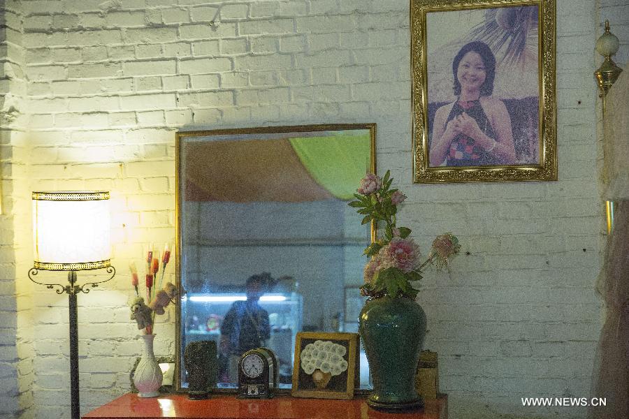 Photo taken on May 5, 2015 shows an interior view of Teresa Teng Museum in Kaohsiung, southeast China's Taiwan. Superstar Teng had enjoyed popularity in east Asia for more than three decades. After selling millions of records, the pop singer retired in France in the early 1990s and died in 1995. 