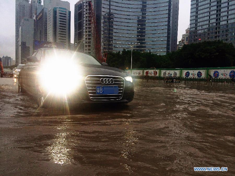 CHINA-GUANGDONG-RAINSTORM-WARNING (CN)