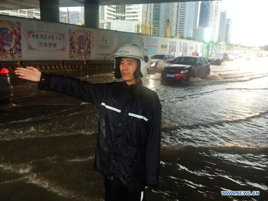 CHINA-GUANGDONG-RAINSTORM-WARNING (CN)