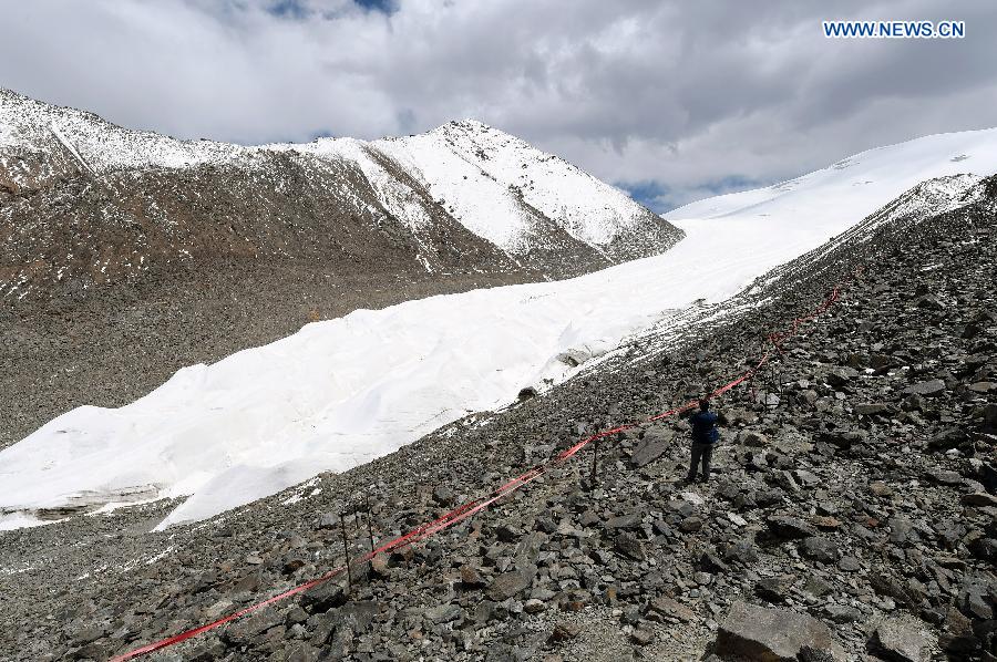 CHINA-GANSU-QILIAN MOUNTAINS-GLACIER-SHRINKING (CN)