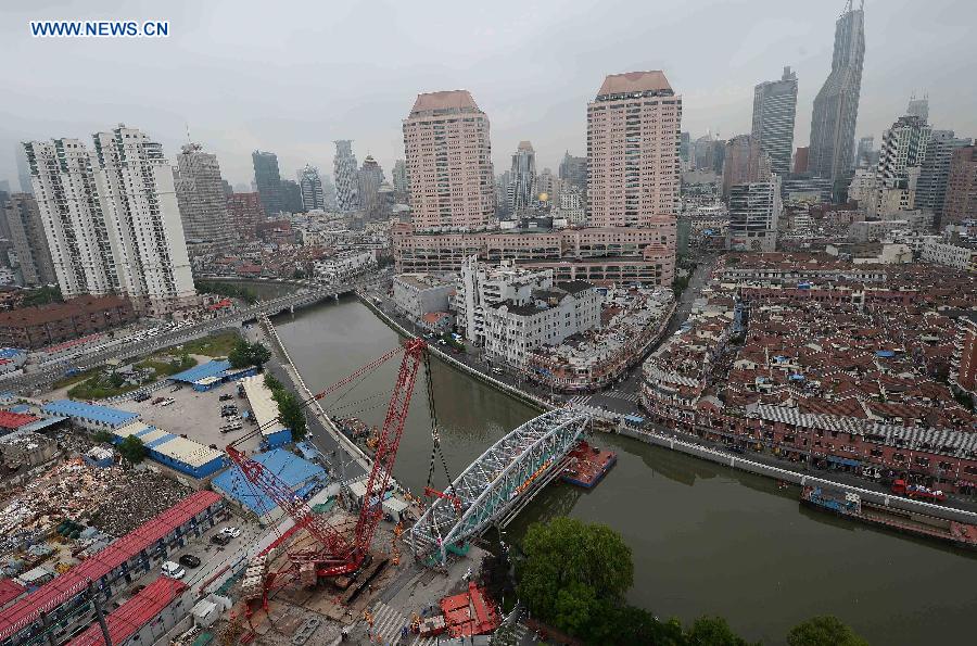 CHINA-SHANGHAI-HISTORY-BRIDGE-REPAIR (CN)