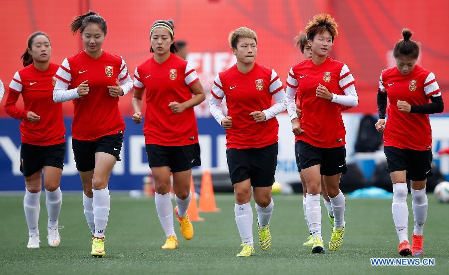 (SP)CANADA-EDMONTON-FIFA WOMEN'S WORLD CUP-CHINA-TRAINING