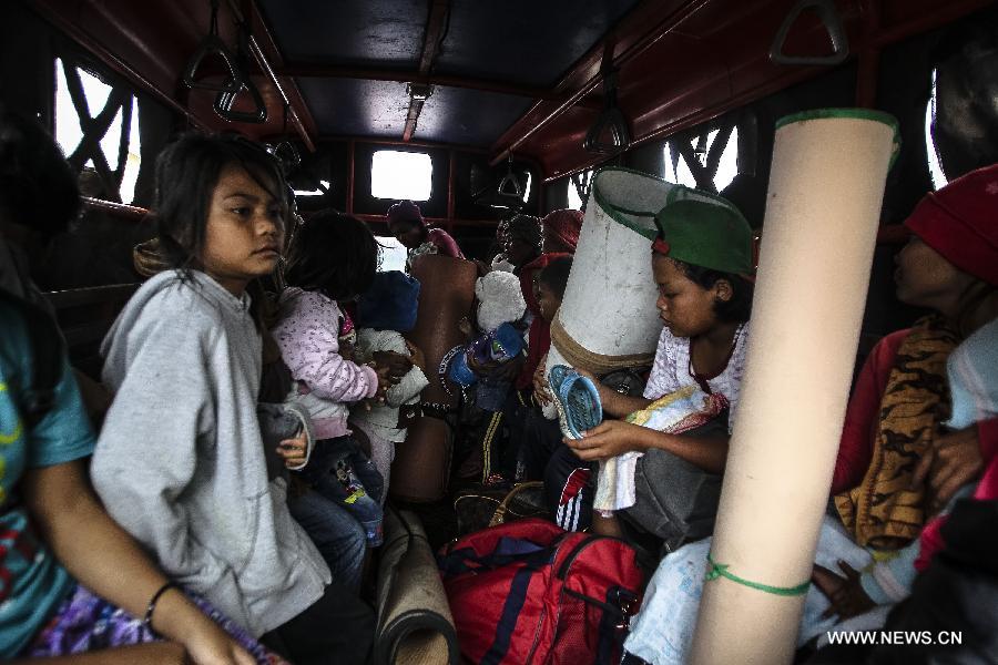 INDONESIA-NORTH SUMATRA-EVACUATION-MOUNT SINABUNG