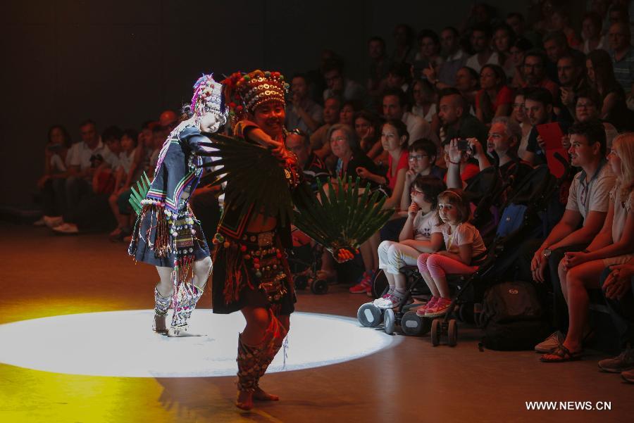 ITALY-MILAN-EXPO MILANO-CHINA PAVILION-HANI ANCIENT BALLAD