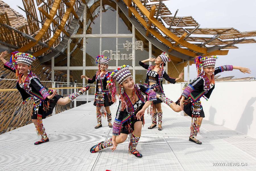 ITALY-MILAN-EXPO MILANO-CHINA PAVILION-HANI ANCIENT BALLAD