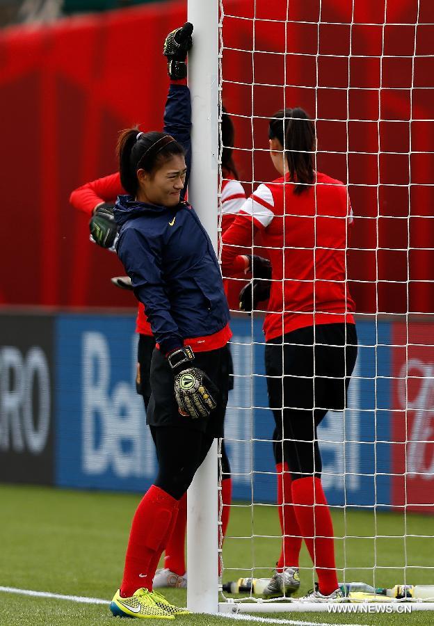 (SP)CANADA-EDMONTON-FIFA WOMEN'S WORLD CUP-CHINA-TRAINING