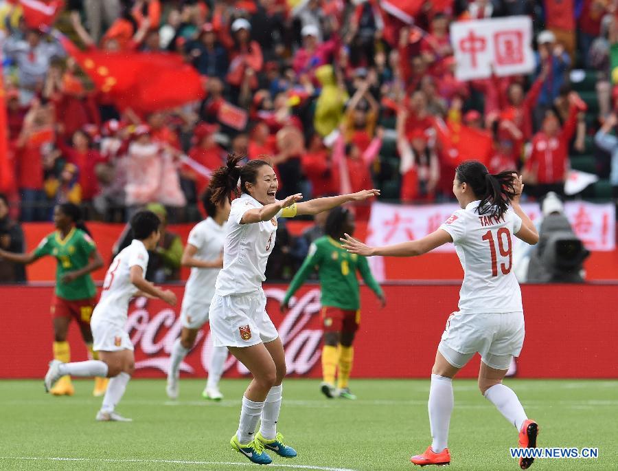 (SP)CANADA-EDMONTON-FIFA WOMEN'S WORLD CUP-CHN VS CMR