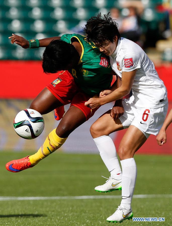 (SP)CANADA-EDMONTON-FIFA WOMEN'S WORLD CUP-CHN VS CMR