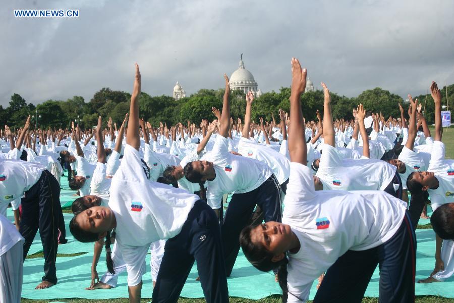 INDIA-KOLKATA-INTERNATIONAL YOGA DAY