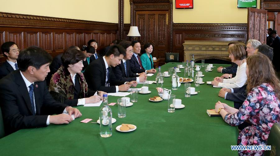 BRITAIN-LONDON-CHINA-BEIJING-GUO JINLONG-VISIT