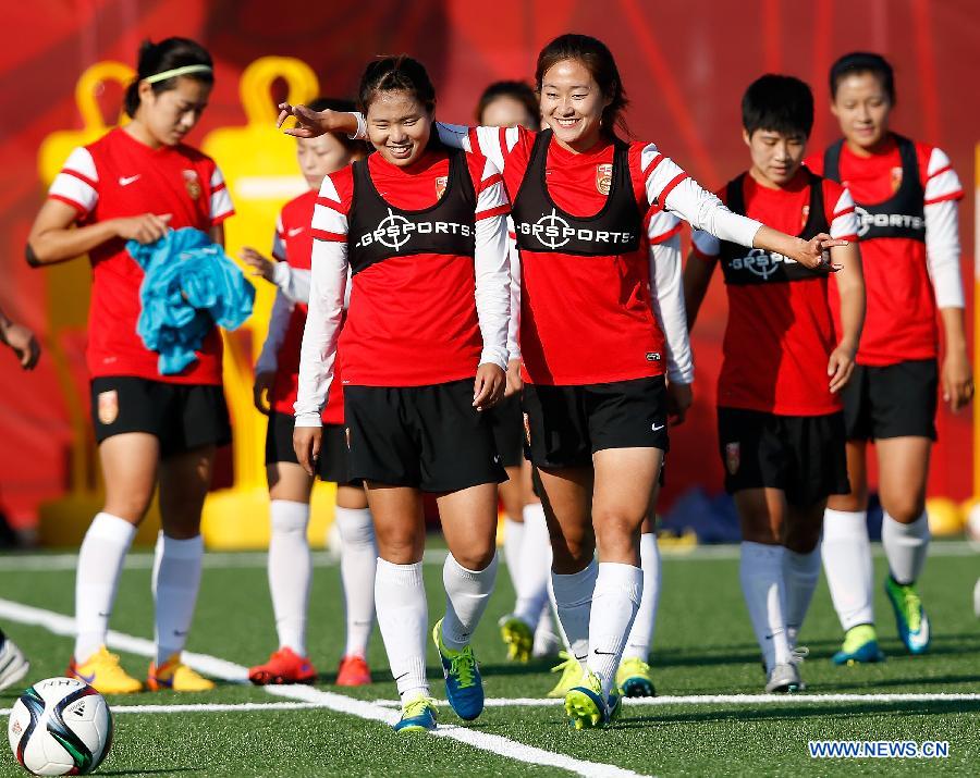 (SP)CANADA-OTTAWA-FIFA-WOMEN'S WORLD CUP-TRAINING SESSION-CHINA