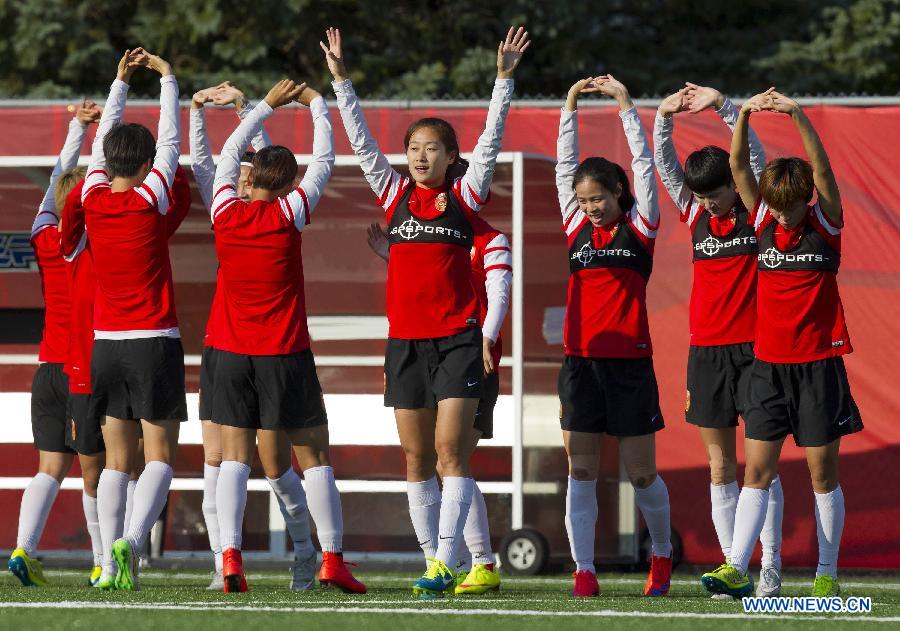 (SP)CANADA-OTTAWA-FIFA-WOMEN'S WORLD CUP-TRAINING SESSION-CHINA