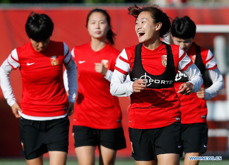 (SP)CANADA-OTTAWA-FIFA-WOMEN'S WORLD CUP-TRAINING SESSION-CHINA