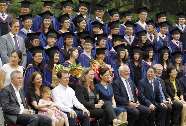 Twice blessed: new graduates are newlyweds