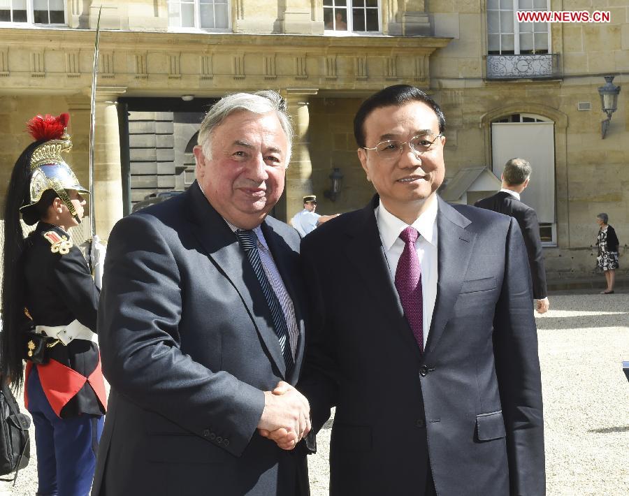 FRANCE-CHINESE PREMIER-MEETING (CN)