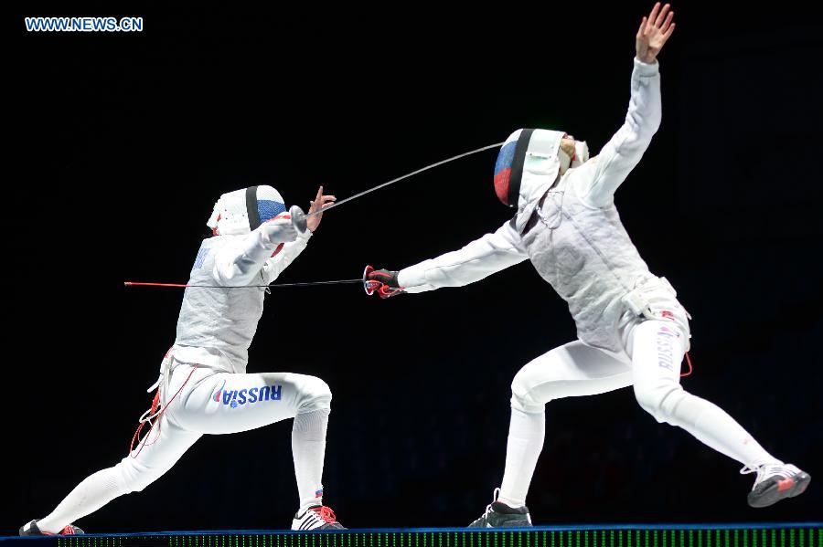 (SP)RUSSIA-MOSCOW-WORLD FENCING CHAMPIONSHIPS