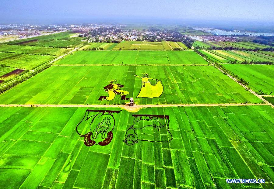 #CHINA-XINJIANG-ILI-PADDY FIELD PAINTING (CN)