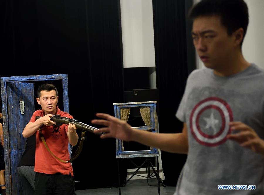 CHINA-BEIJING-DRAMA-WAR HORSE-CHINESE VERSION-REHEARSAL(CN)