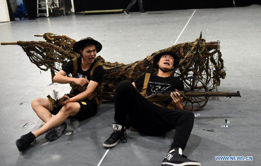 CHINA-BEIJING-DRAMA-WAR HORSE-CHINESE VERSION-REHEARSAL(CN)