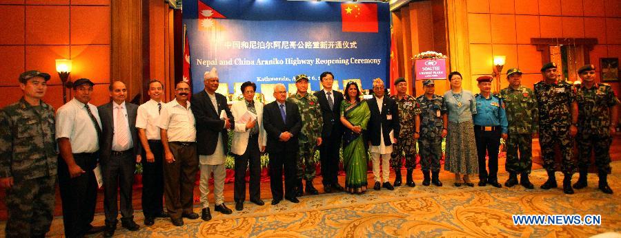 NEPAL-KATHMANDU-CHINA ASSISTANCE-ARANIKO HIGHWAY-REOPENING CEREMONY