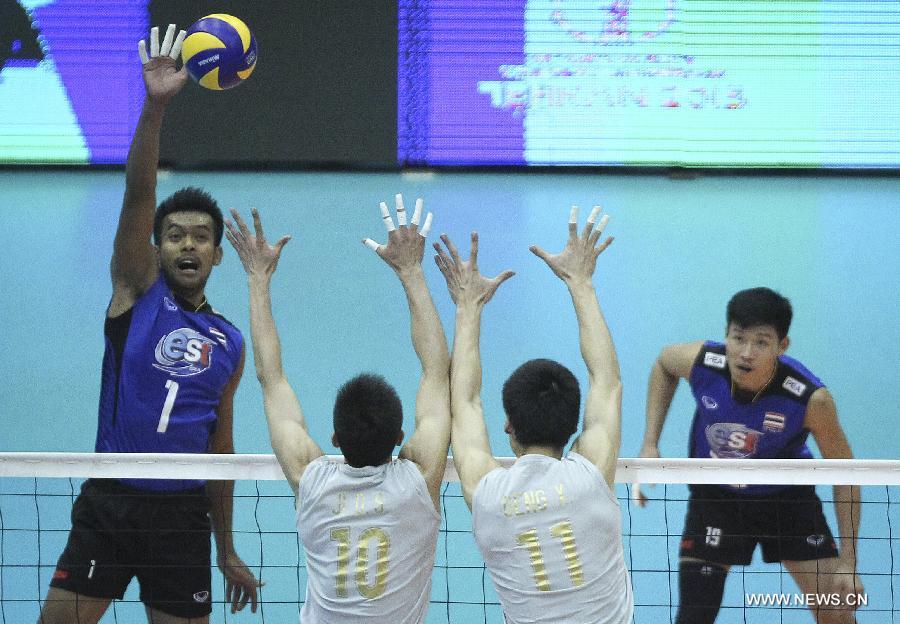 (SP)IRAN-TEHRAN-VOLLEYBALL-THAILAND VS CHINA