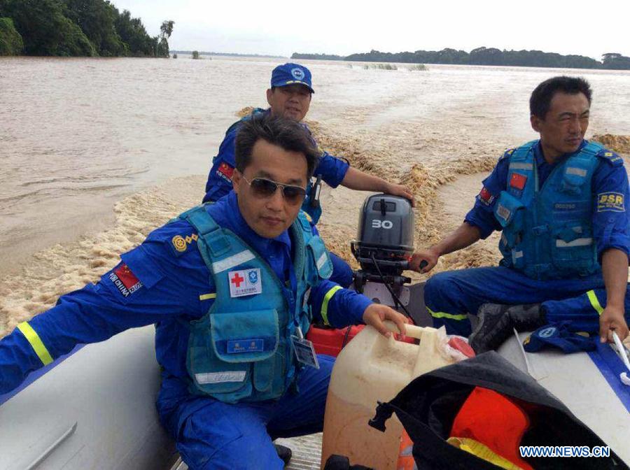 MYANMAR-CHINA-RESCUE TEAM